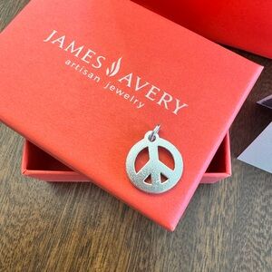 James Avery Silver Peace Pendant